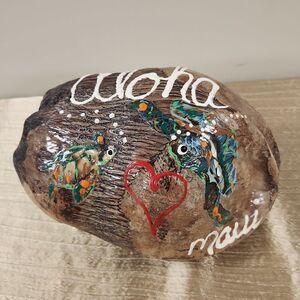 Aloha Maui Coconut Souvenir Vintage